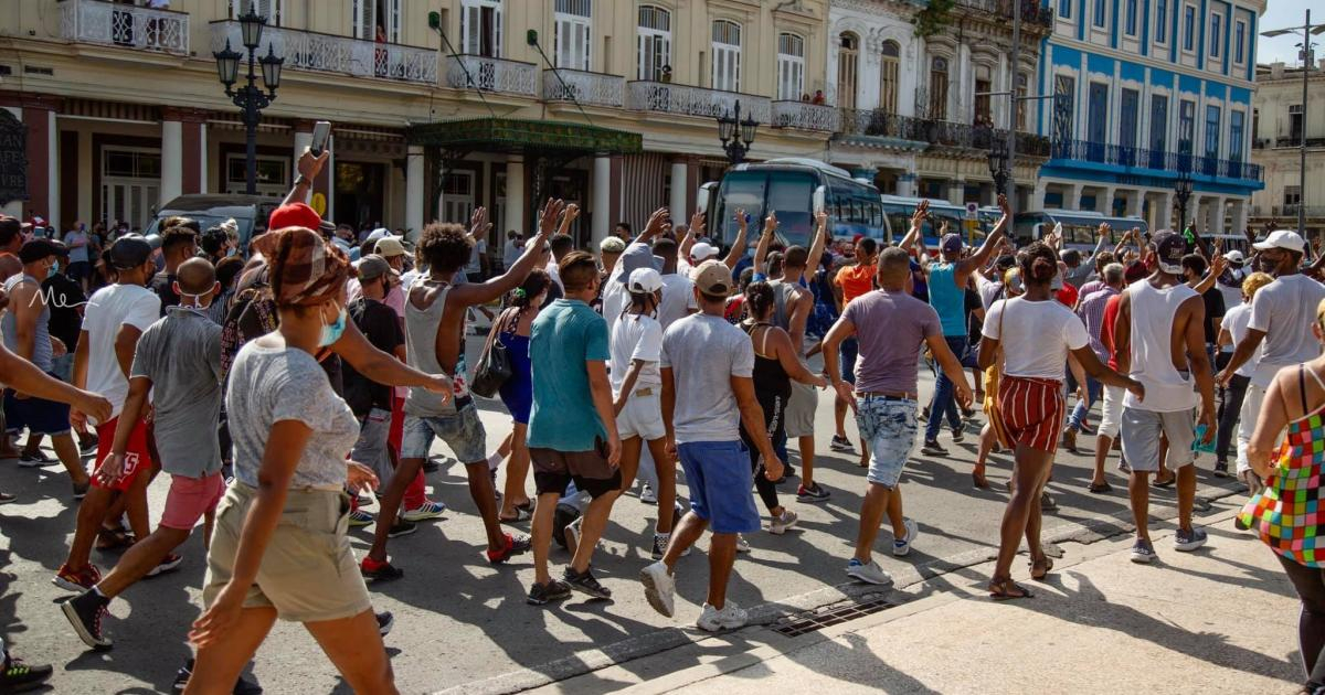 Protestas en Cuba © Marcos Évora/ Facebook