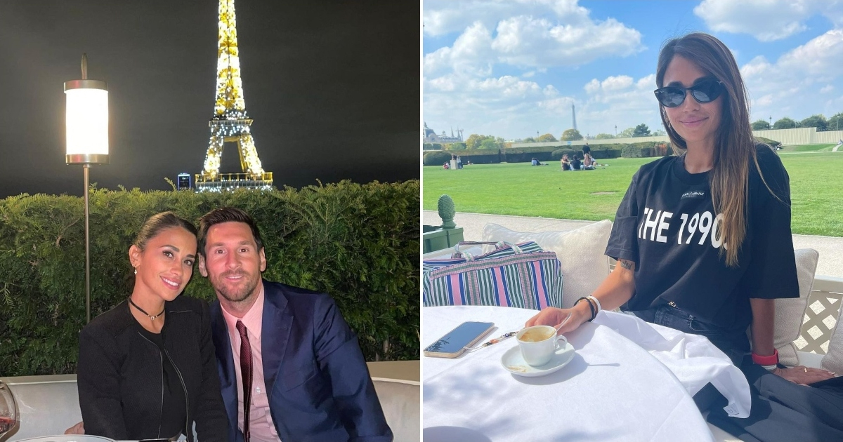 Leo Messi y Antonella Roccuzzo en Paris © Instagram / Leo Messi, Antonella Roccuzzo