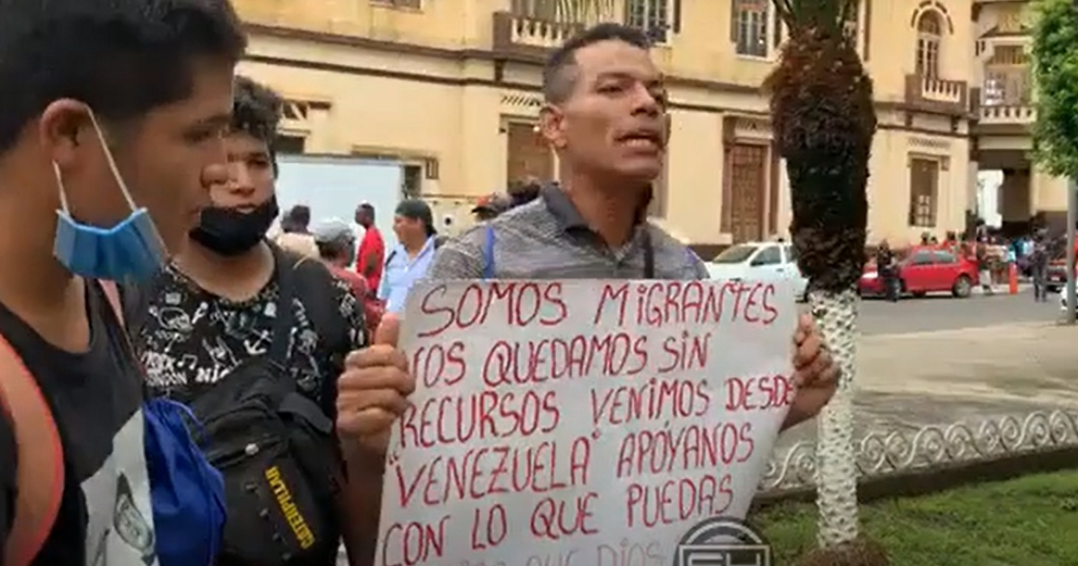 Caravana de migrantes en México © Captura de video