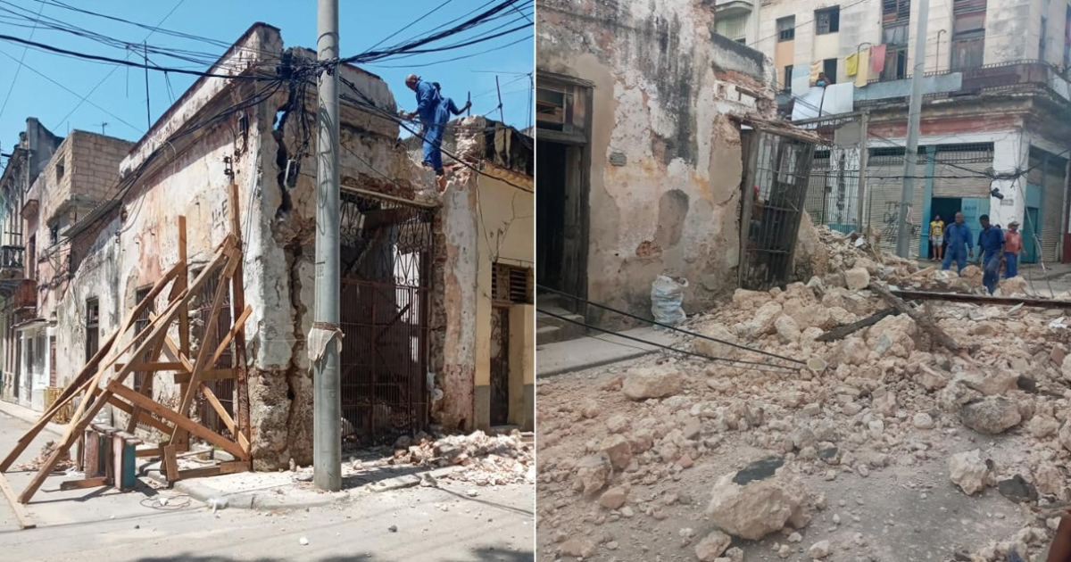 Demolición en La Habana © Facebook Adonis Milán