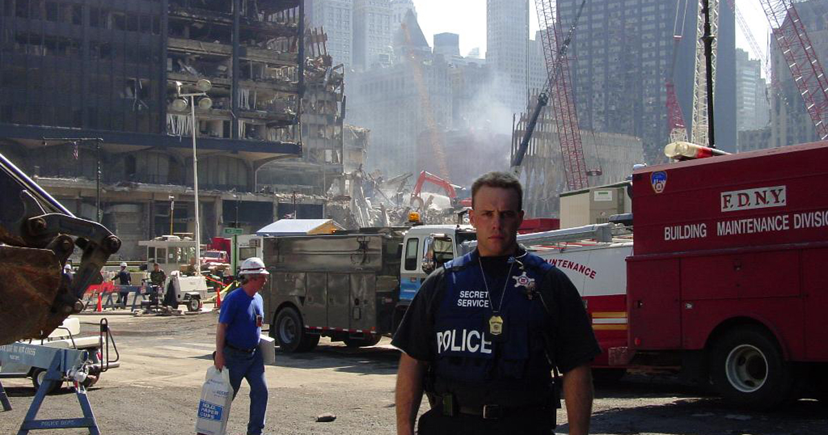 Ground Zero, el rostro de la tragedia. © Twitter/ Servicio Secreto de Estados Unidos