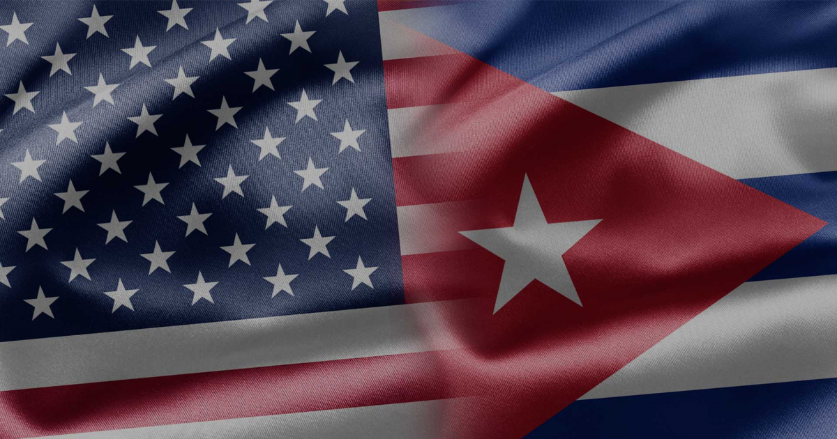 Cuba-USA: Banderas y sentimientos mezclados.. © Collage CiberCuba
