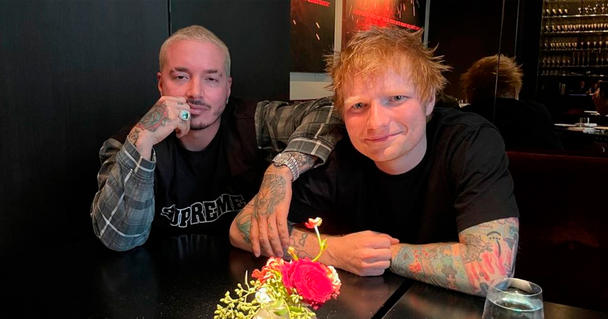 J Balvin y Ed Sheeran © Instagram/J Balvin