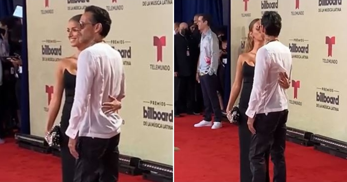 Marc Anthony presenta a su nueva novia en los Latin Billboard 2021 © Instagram / Latin Billboard