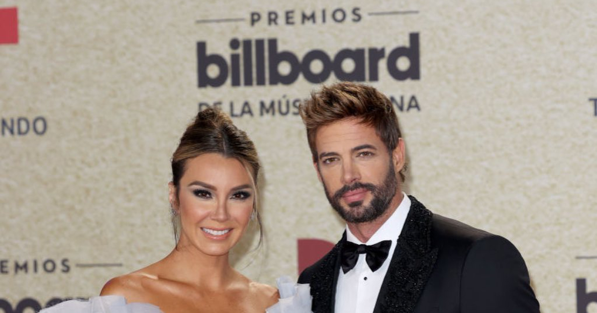William Levy y Elizabeth Gutiérrez © Instagram / Premios Billboard