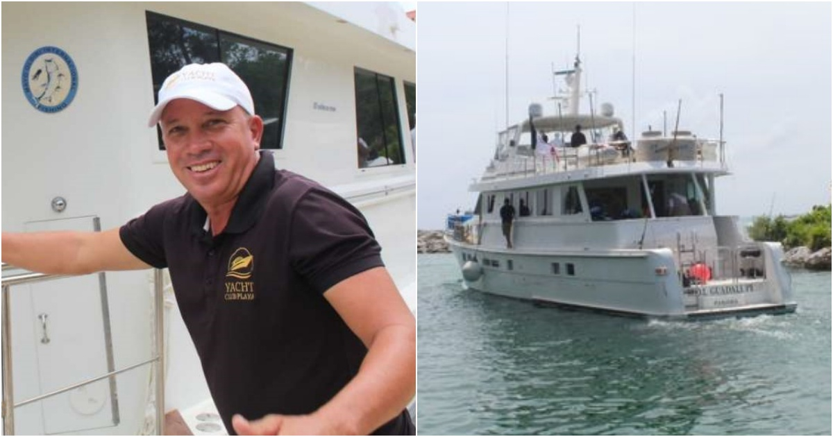 El cubano Fernández Díaz es el capitán de la embarcación desaparecida © Facebook y Cortesía de Brigada de Rescate Internacional Cancún