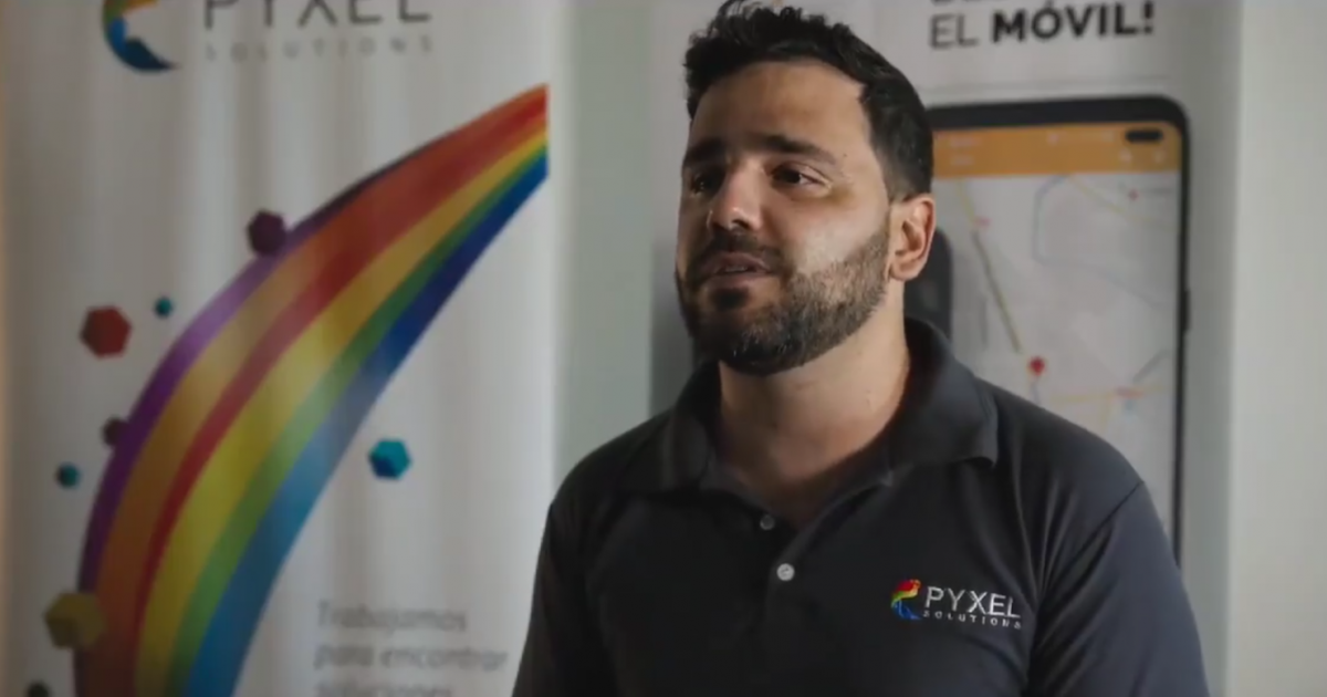 Alain Peña Gómez, CEO de Pyxel Solutions © Captura video/Facebook/Pyxel Solutions