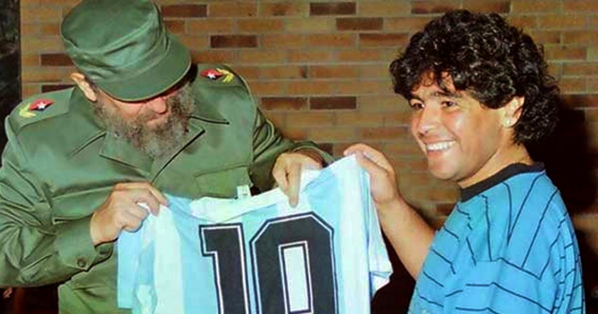 Fidel Castro y Diego Armando Maradona © Estudios Revolución