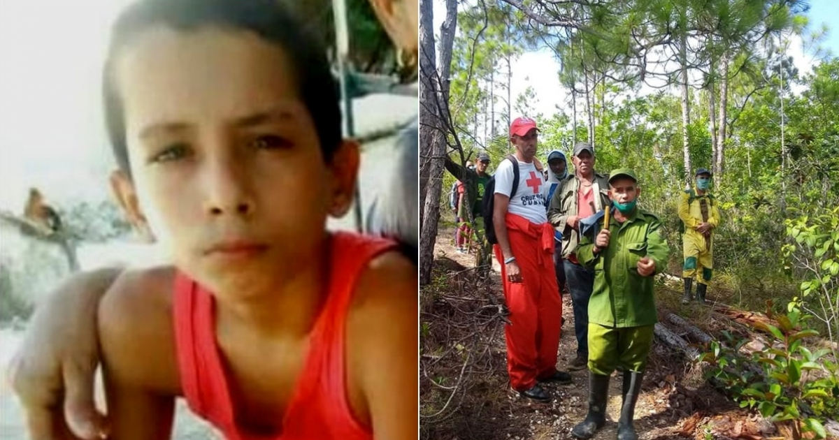 Yunior Yoel Verde Rodríguez, de 12 años de edad, desaparecido desde el viernes © Facebook / Radio Guamá y Zineida Alvarez Roque