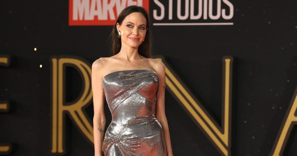 Angelina Jolie en el estreno de "Eternals" en Roma © Instagram / Marvel Studios