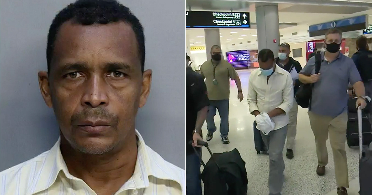 Joan Humberto Marcelino, capturado tras 10 años en fuga en República Dominicana. © Local 10 / Captura de video