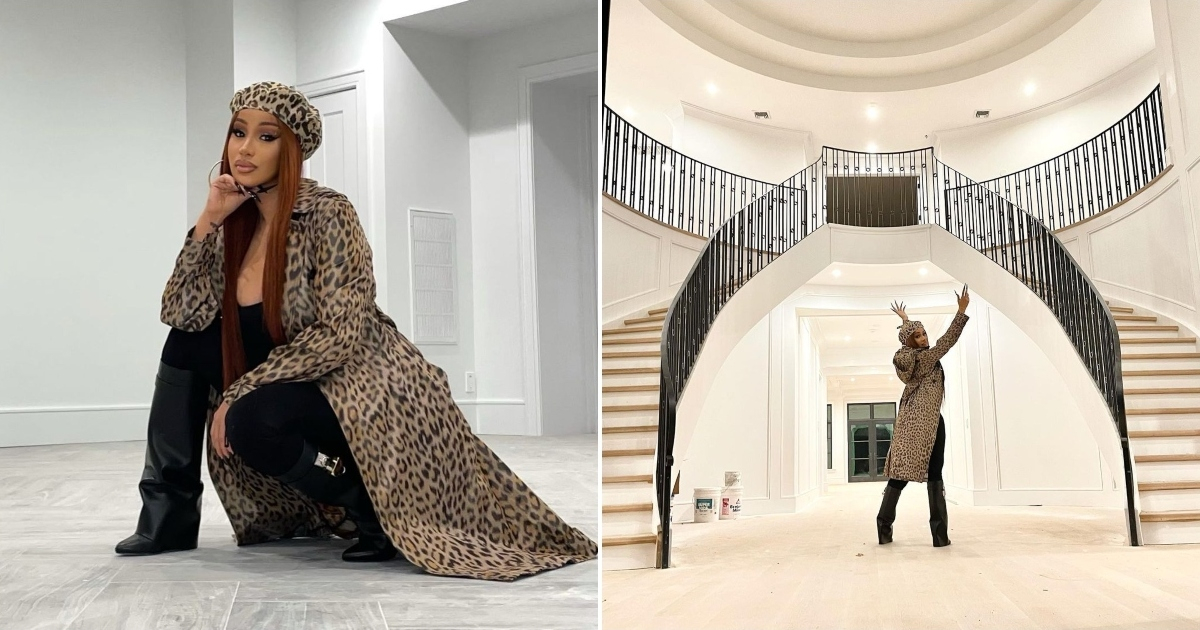 Cardi B en su mansión nueva de Nueva York © Instagram / Cardi B