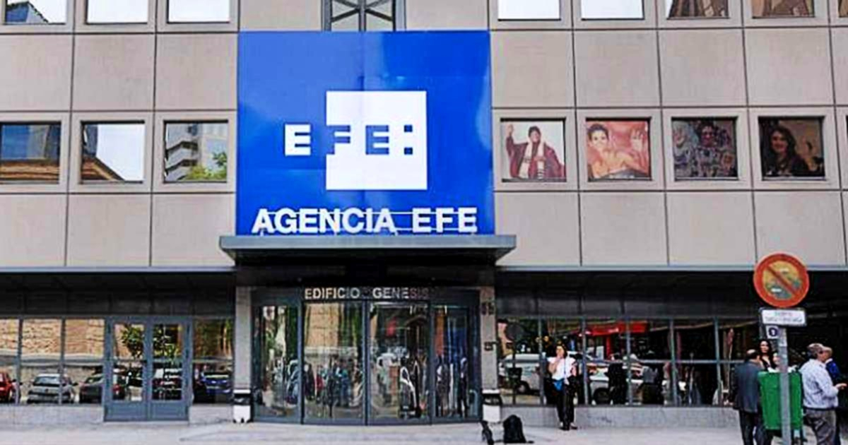 Edificio de la agencia EFE en su sede de Madrid © EFE