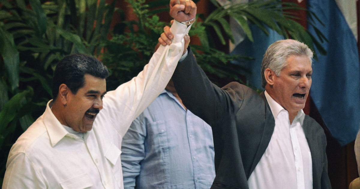 Díaz-Canel y Maduro, en 2018 © ACN