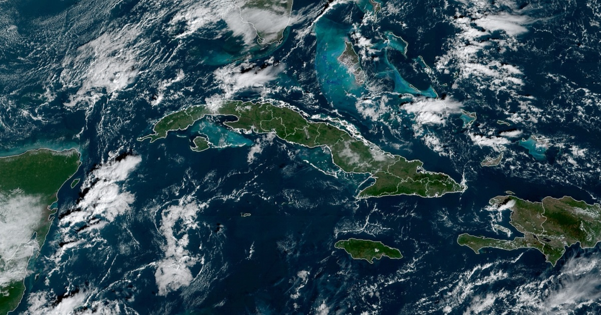 Imagen satelital de Cuba. © Twitter / Insmet