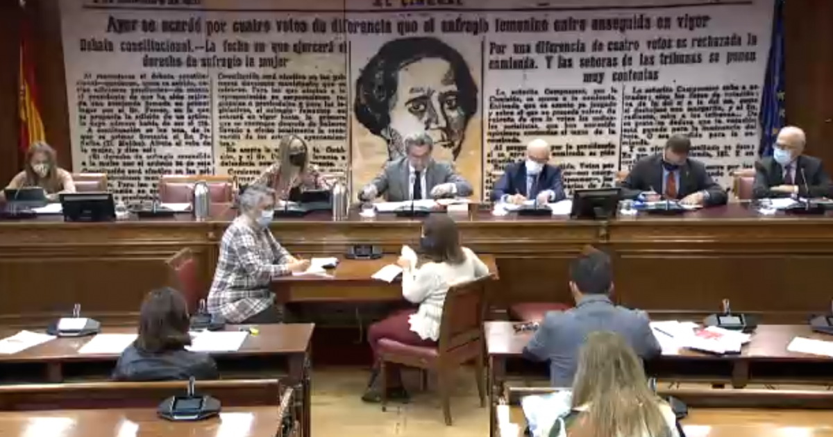 Discusión de la moción en el Congreso español © Captura de pantalla