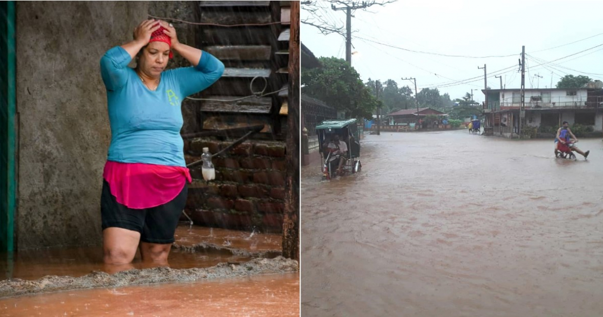 Imágenes de las inundaciones © Facebook/ Telecristal