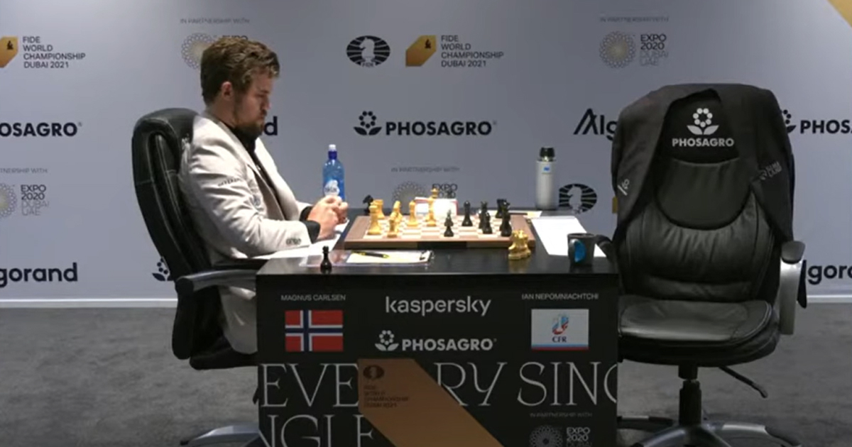Magnus Carlsen © Captura de video