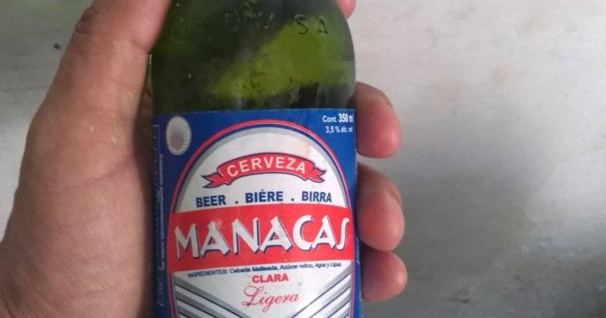 Cerveza Manacas © Facebook / A. Santana