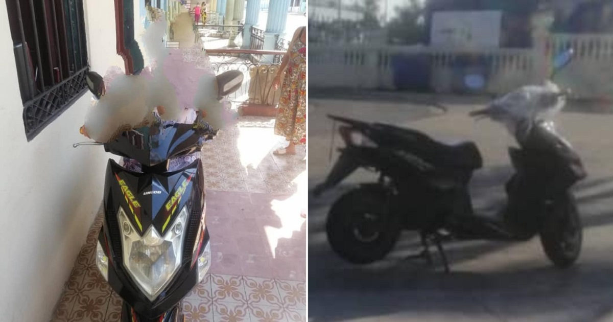 Moto robada en La Habana © Facebook / Todo en motos eléctricas en La Habana
