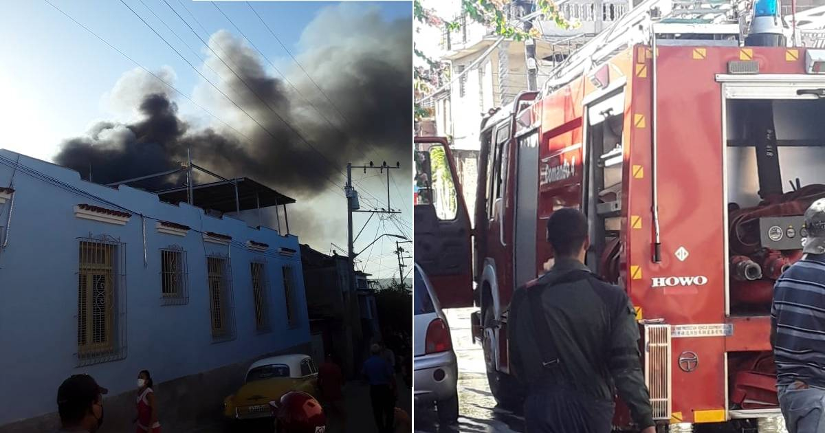 Incendio en Santiago de Cuba © Facebook / Sierra Maestra