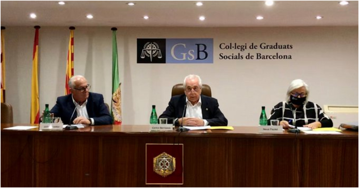 Funcionarios del Colegio de Graduados Sociales de Barcelona (imagen de referencia)) © Twitter/ CGSBARCELONA