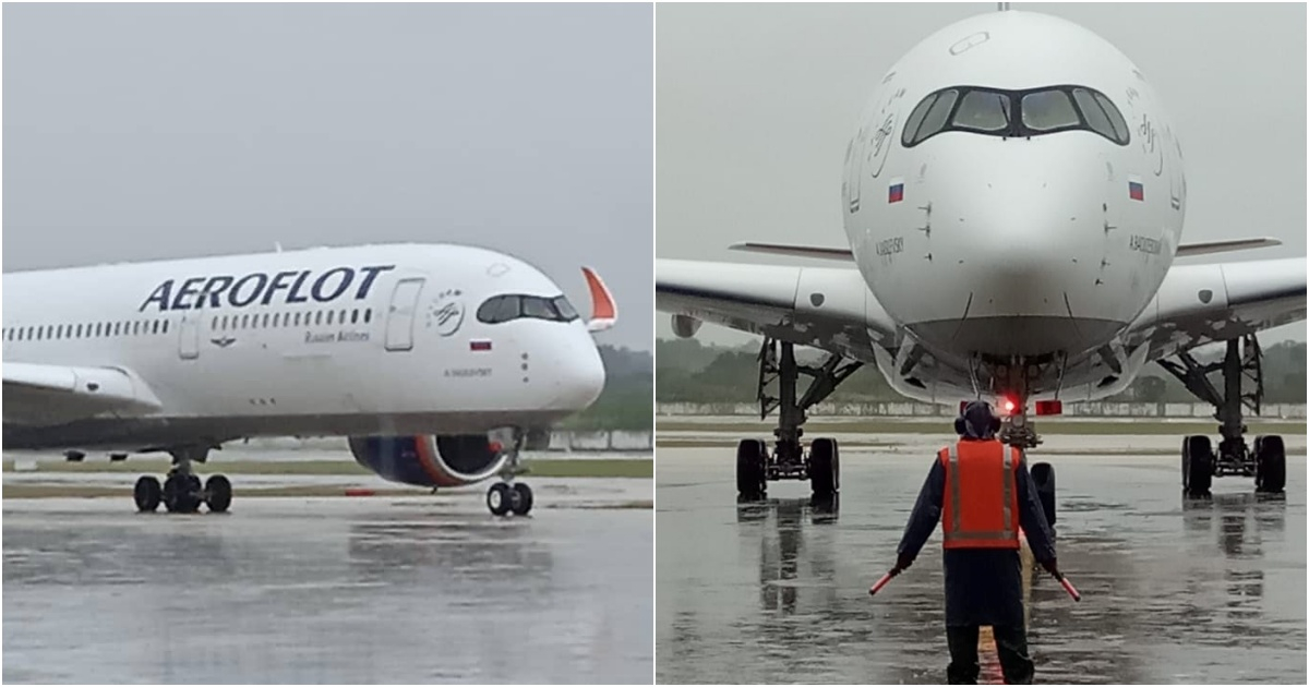 Llega primer vuelo comercial de Aeroflot a La Habana © Facebook/Aeropuerto José Martí