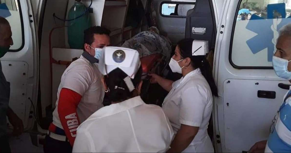 Herida en accidente de tránsito llega a hospital de Camagüey © Luis Naranjo / Facebook