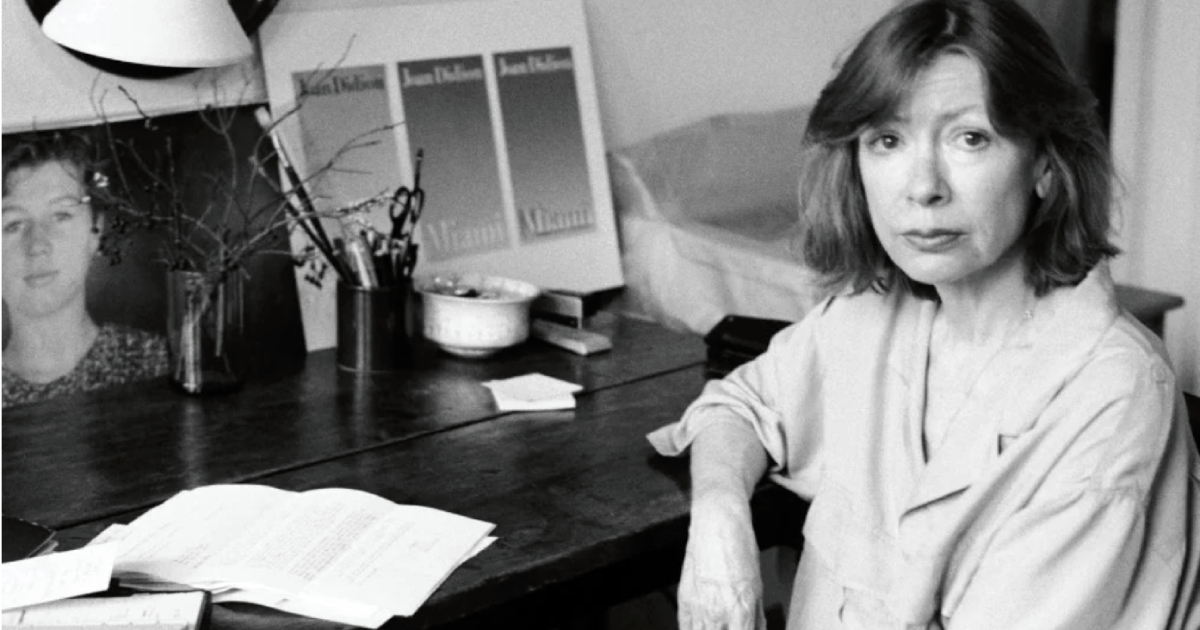 Joan Didion © Captura de video / Netflix "El centro cede"