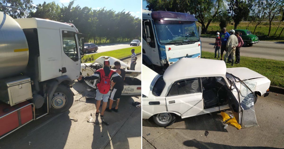 Accidente en carretera a Pinar del Río © Facebook / ACCIDENTES BUSES & CAMIONES por más experiencia y menos víctimas!
