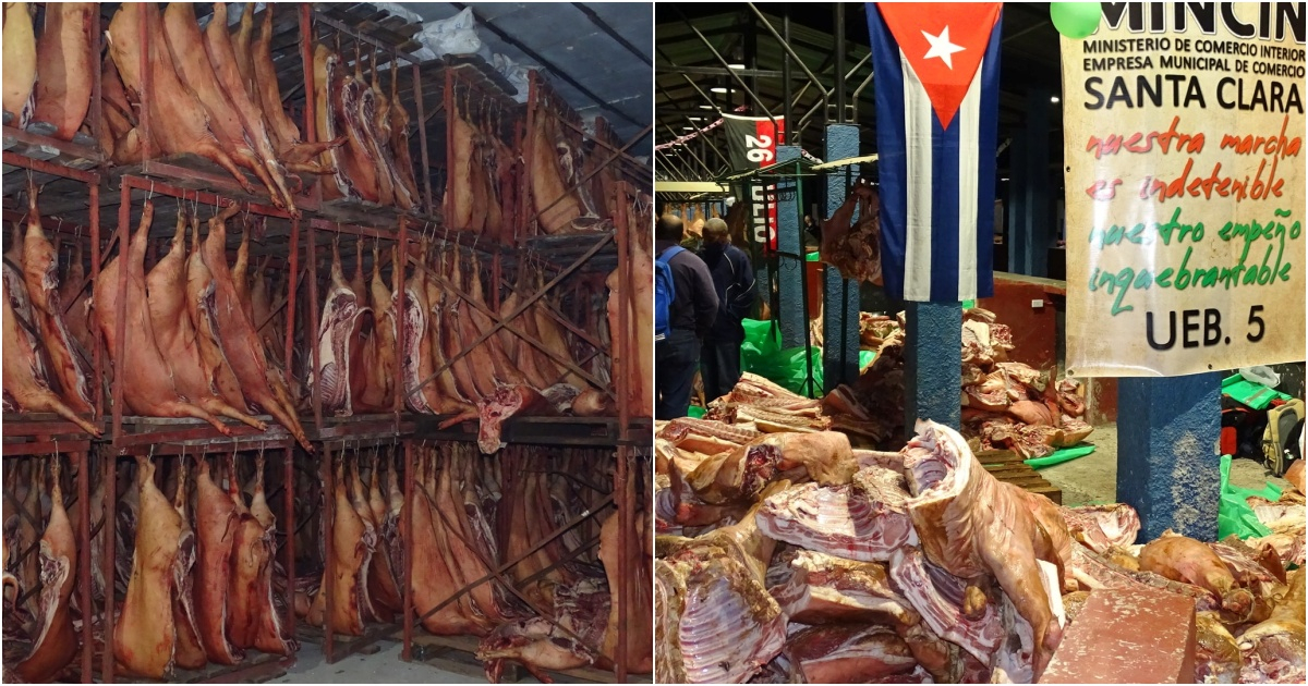 Ventas de carnes feria en Santa Clara © Facebook/Portal del Ciudadano Villa Clara