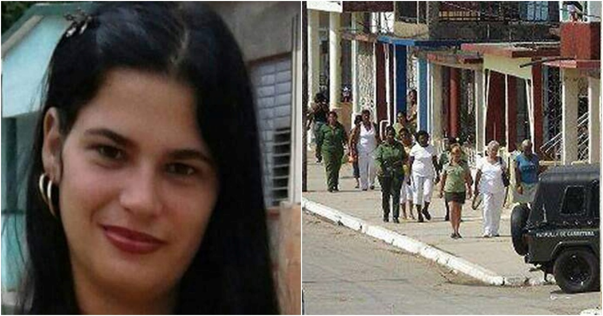 Dama de Blanco Sissi Abascal / Damas de Blanco detenidas en Cuba © Facebook Berta Soler 