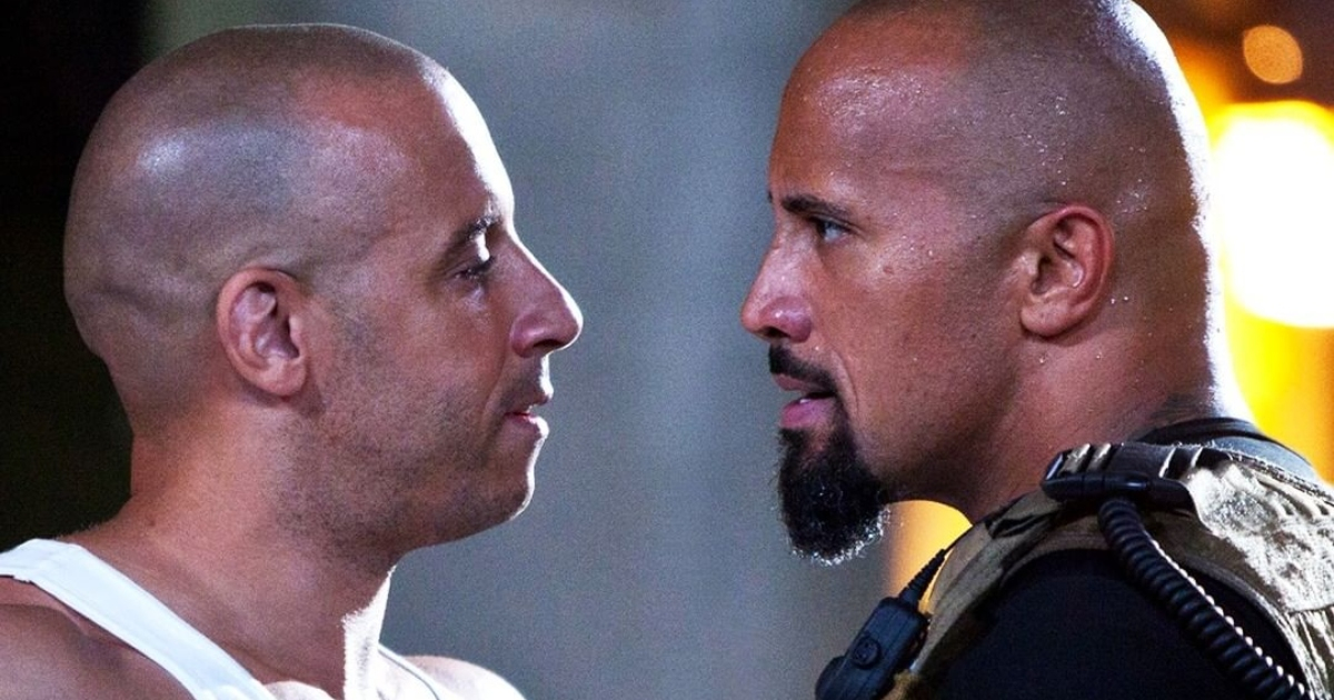 Vin Diesel y Dwayne Johnson, "The Rock" © Instagram / thefastsaga