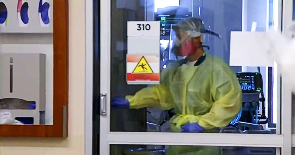 Sala de cuidados intensivos de pacientes con coronavirus (imagen de archivo) © Captura de video / Telemundo 51