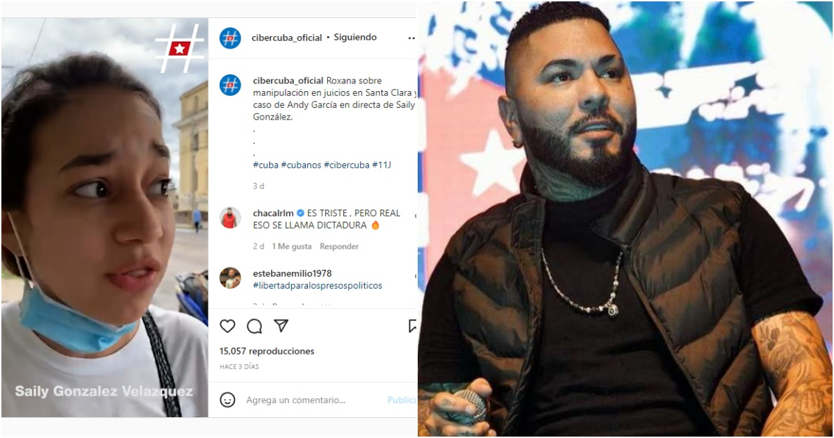 El Chacal reacciona a denuncia de familiar de preso por el 11J © Instagram/CiberCuba/Chacal