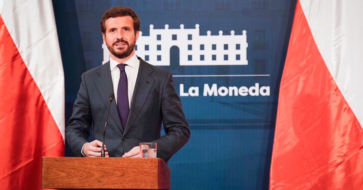 Pablo casado, presidente del Partido Popular, en España © Twitter / Pablo casado