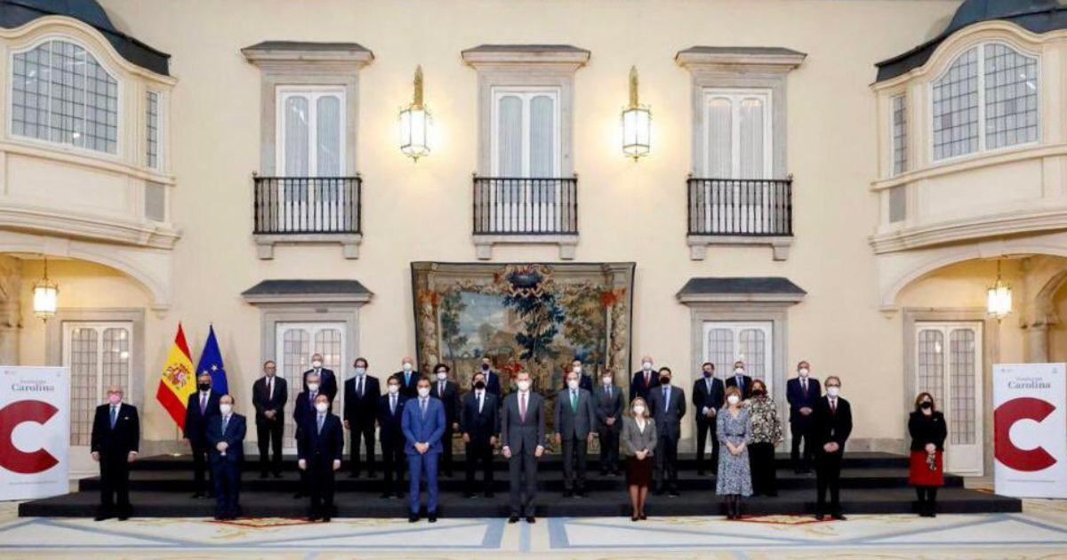 El Patronato de la Fundación Carolina, presidido por el Rey de España © Twitter Fundación Carolina / Casa de S.M. el Rey