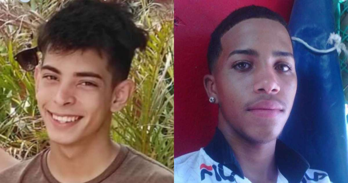 Brandon David Becerra Curbelo y Rowland Jesús Castillo Castro fueron detenidos con 17 y cumplieron 18 años en prisión. © Facebook