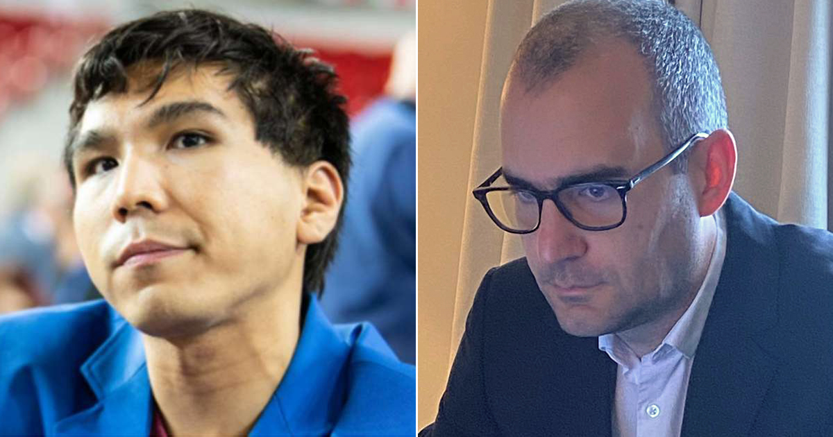 Wesley So y Leinier Domínguez © @FIDE_chess / Instagram Leinier Domínguez