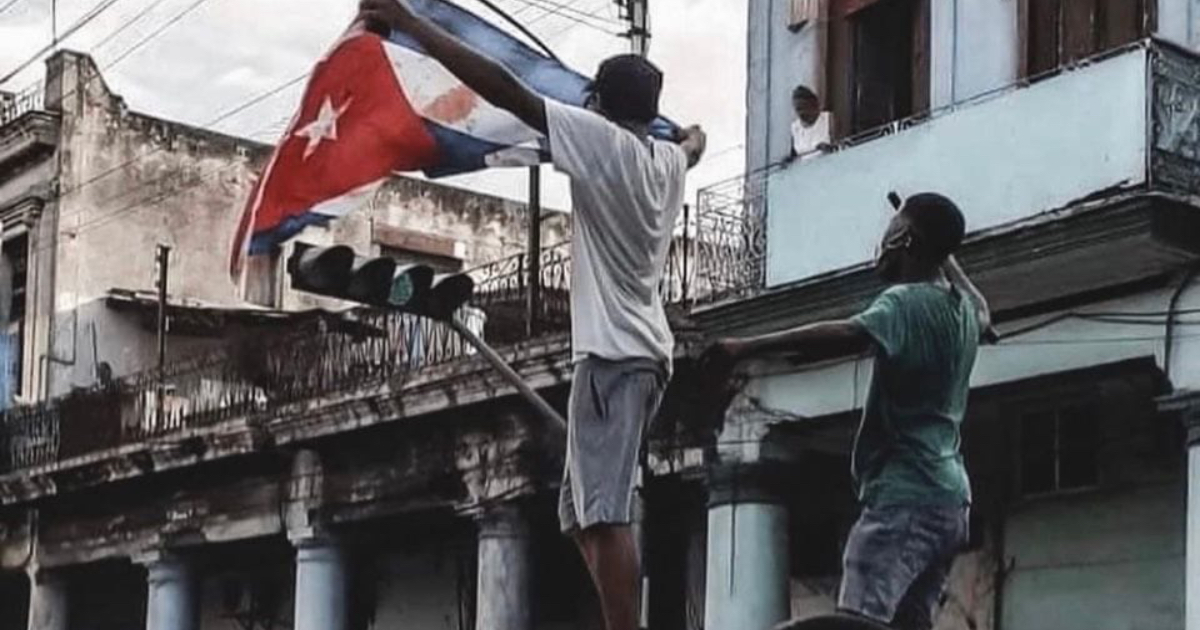 Protesta del 11 de julio en Diez de Octubre, La Habana © Facebook 