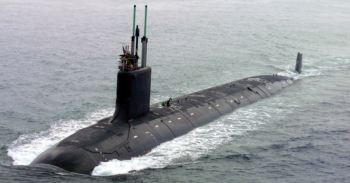 Submarino estadounidense tipo Virginia (referencial) © Wikipedia (U.S. Navy photo by General Dynamics Electric Boa)