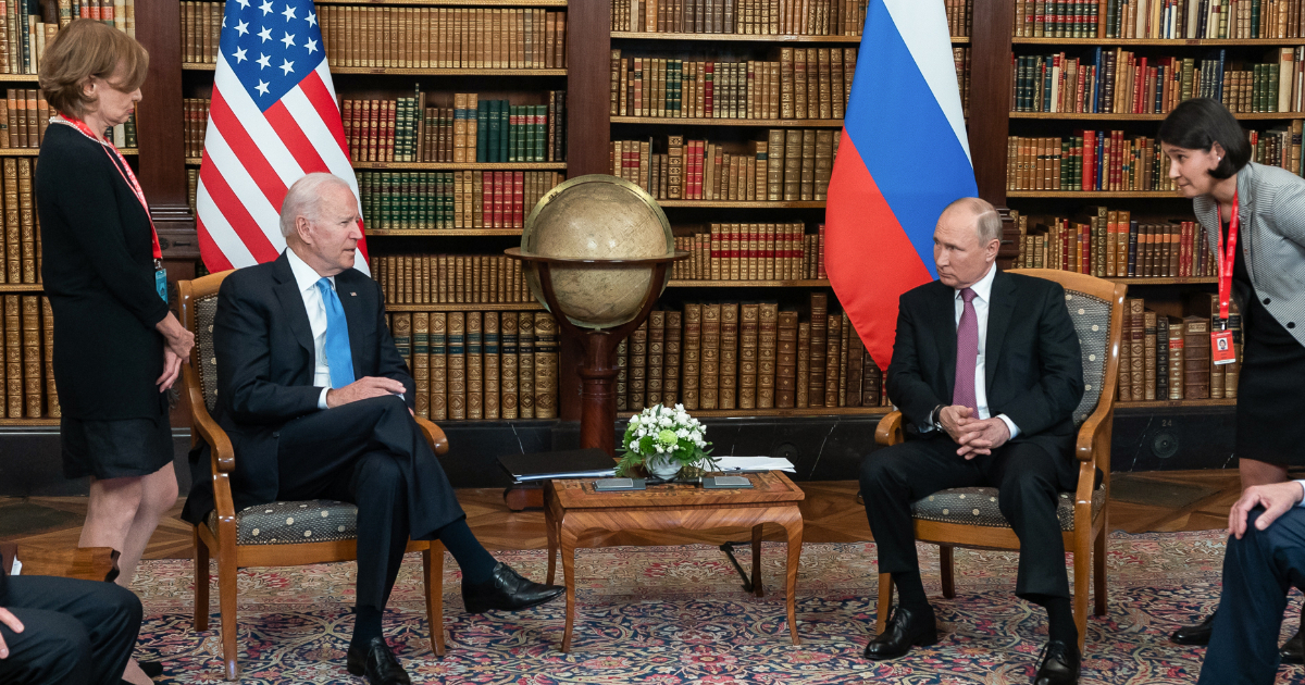Reunión entre Biden y Putin en Ginebra en 2021 © The White House / Adam Schultz