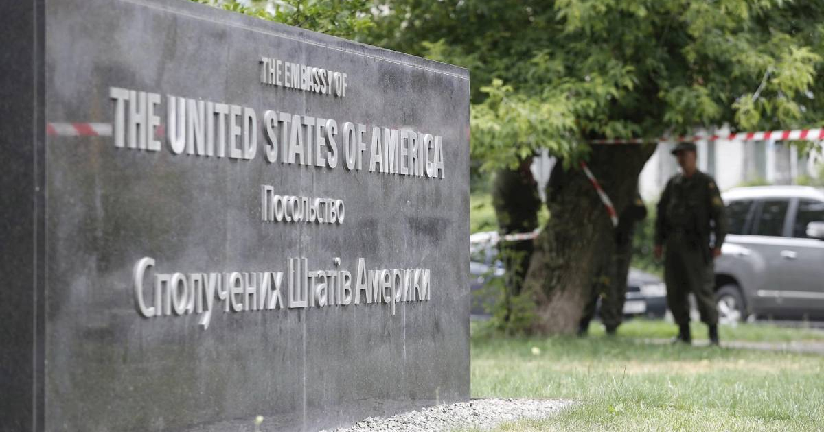 Embajada de Estados Unidos en Kiev © Facebook 