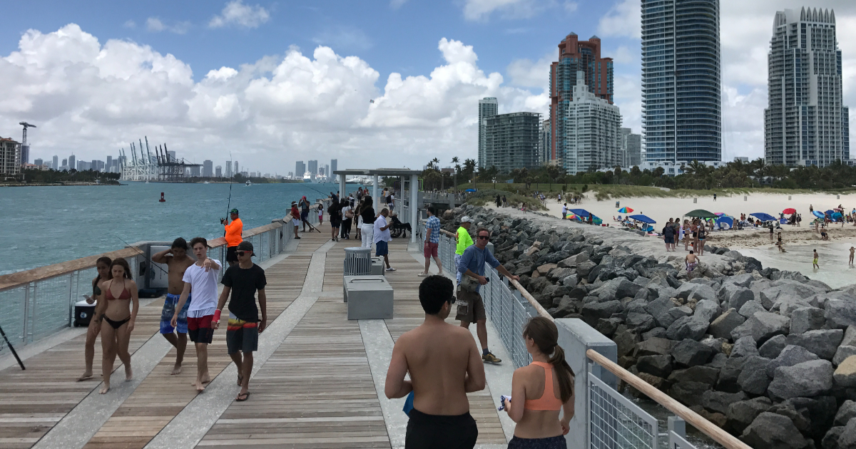 Playa en Miami (imagen de referencia) © CiberCuba
