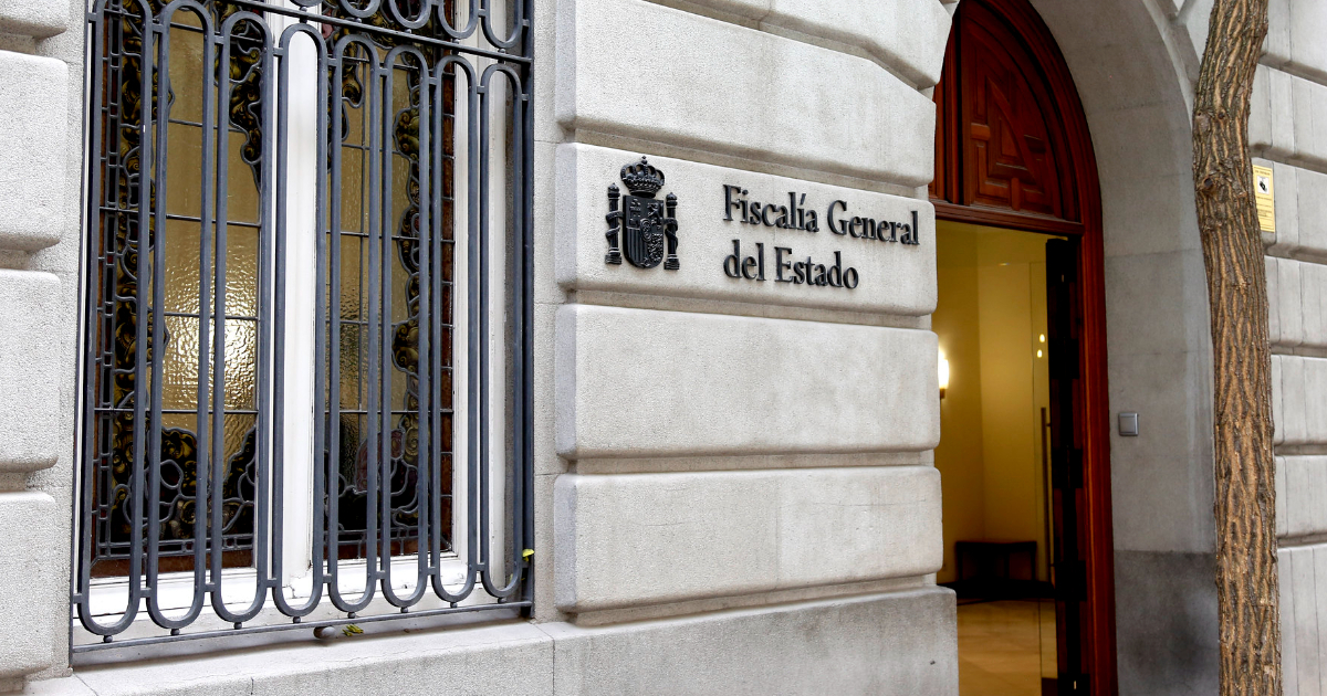 Fiscalía de España © Twitter / Fiscalía General