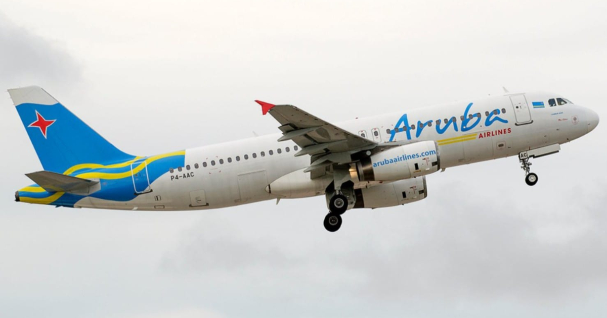 Avión de Aruba Airlines © Facebook / Aijm Comunicación