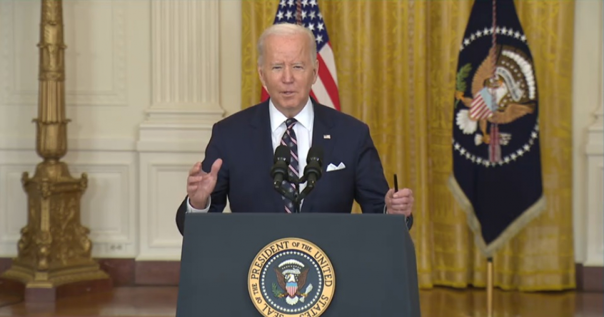 Presidente de EE.UU. Joe Biden © Captura de video / Twitter Casa Blanca