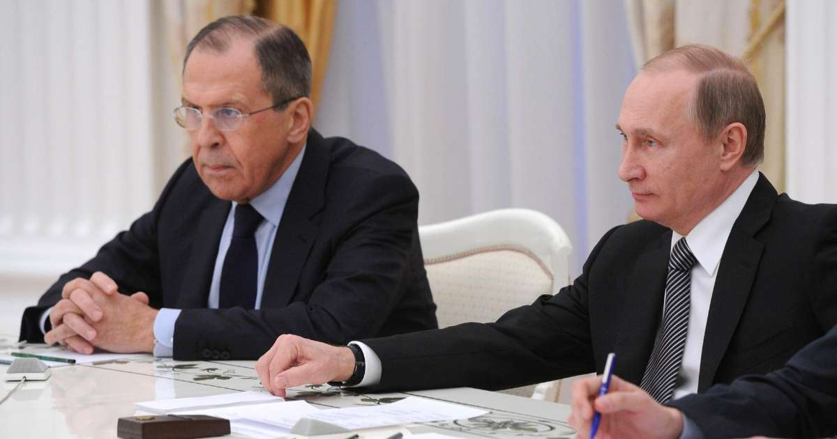 Canciller ruso Sergei Lavrov y Vladimir Putin © Creative Commons