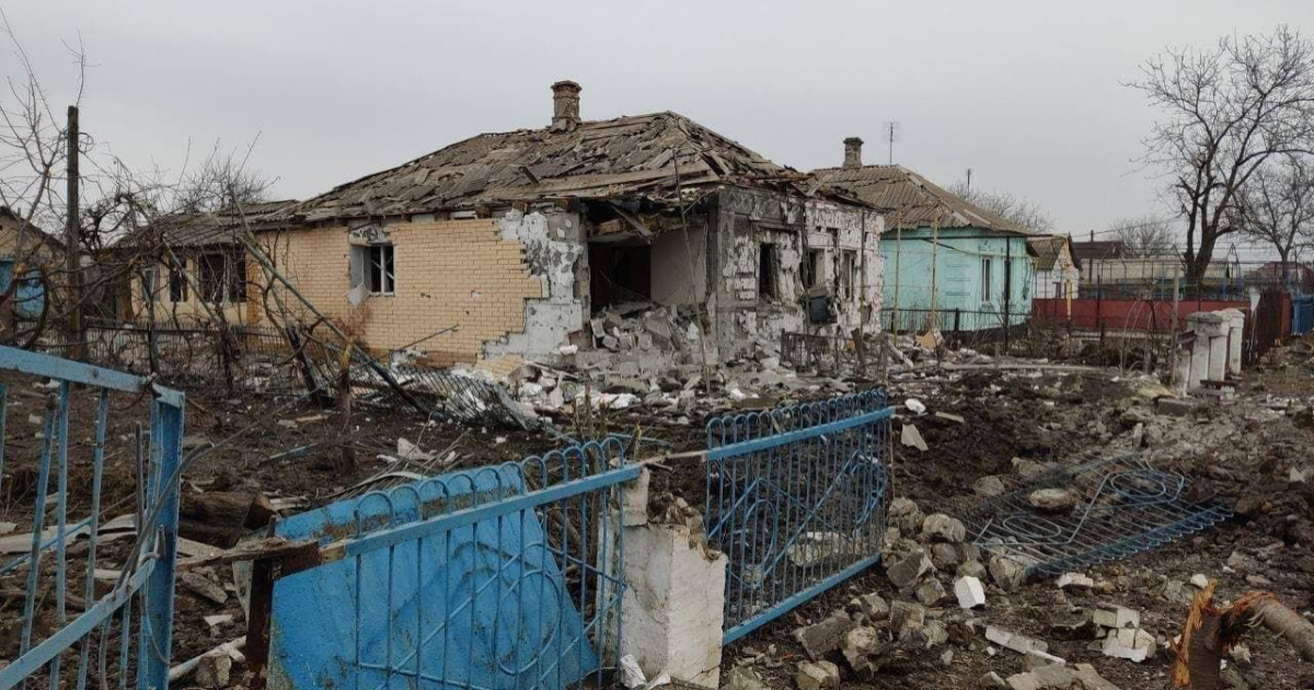 Asentamiento urbano Sartana, cerca de Mariupol, en Ucrania, el 26 de febrero de 2022 © Twitter Parlamento de Ucrania