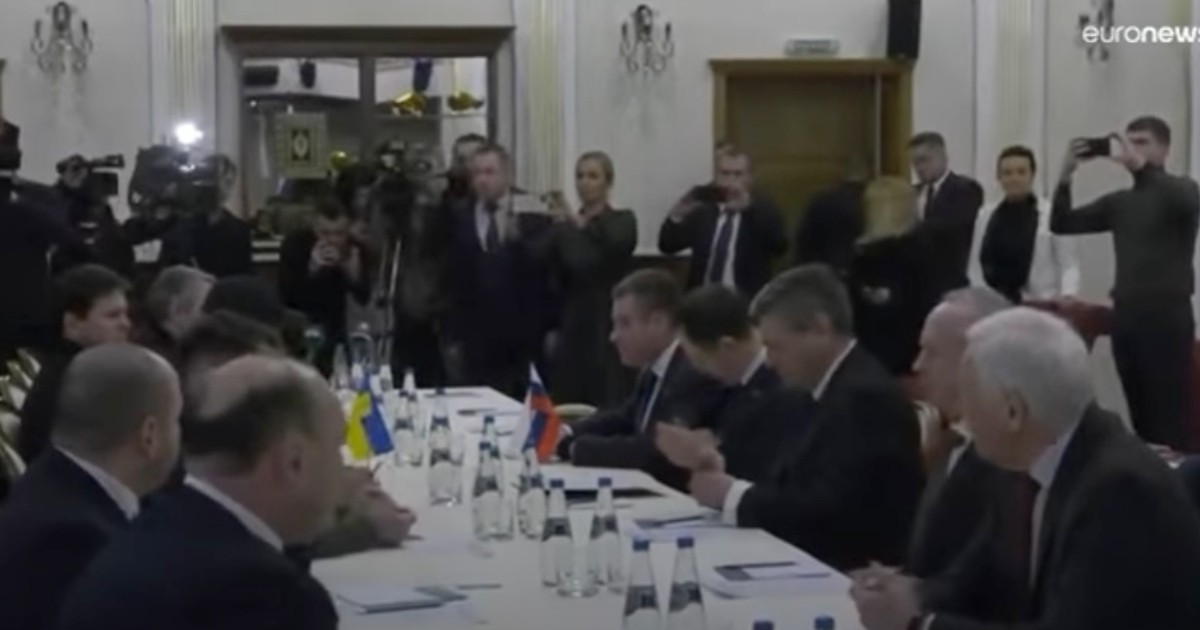 Negociaciones entre Ucrania y Rusia © Captura de Pantalla/ Euronews 